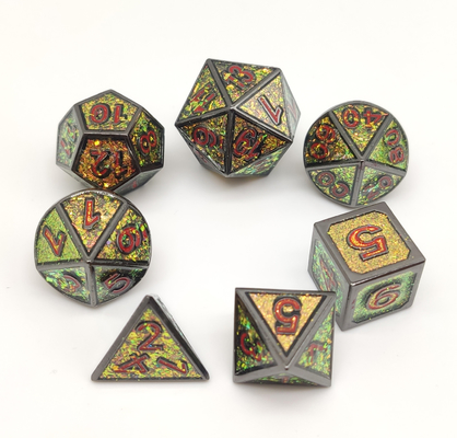 Zindanlar ve Ejderhalar İçin Sharp Edge Lüks RPG Zar Seti Taşınabilir