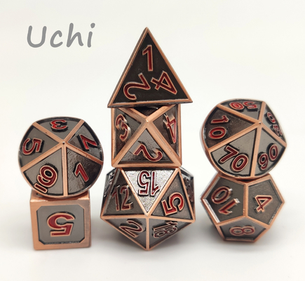 Savage World İçin Pratik 14-22mm Yedi Kişiselleştirilmiş Zar Seti