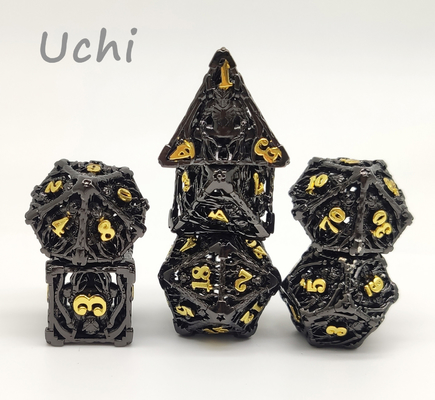 Zindan ve Ejderha İçin Cilalı Taşınabilir Keskin Metal RPG Zar El