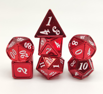 El Yapımı Metal RPG Zar Aşınmaya Dayanıklı Çok Amaçlı Pratik