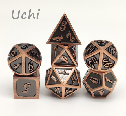 High End Kokusuz Ağır Metal Zar Koleksiyonu İçin Toksik Olmayan Setler
