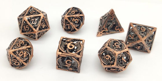 El Cilalı Mini RPG Zar Seti Dayanıklı Aşınmaya Dayanıklı Lüks