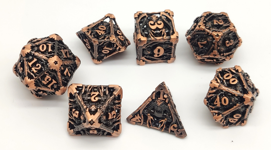 Düzgün Keskin Kenarlar Mini RPG Zar DND El Oyması Savage World İçin Dayanıklı