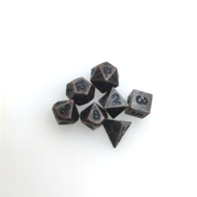 Zar Mini Çokyüzlü RPG Zar Seti Küçük RPG Rol Yapma Oyunu Masa oyunu