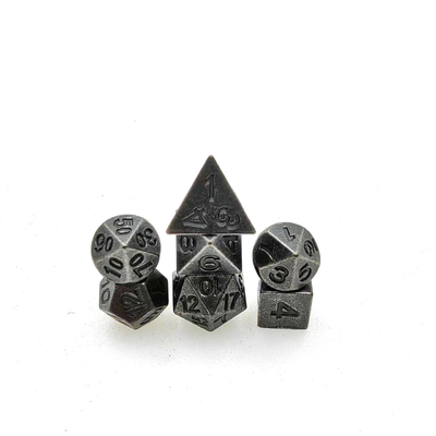GST Mini PRG Dice Polyhedral Küçük RPG Rol Metal Özel DND için