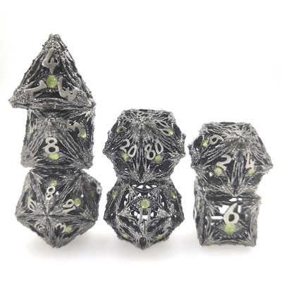 Shadow Run Dungeons and Dragons RPG için Taşınabilir Zar Aşınmaya Dayanıklı Kenar Reçinesi