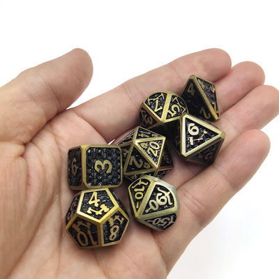 Zindanlar ve Ejderhalar RPG Zar çipi Aile Oyunu İçin Yüksek Sıcaklık Metal
