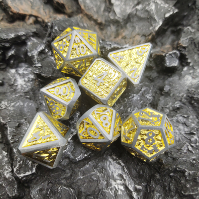 Yetişkin DND Zar Seti Mini Tedarikçi Çok Yüzlü RPG Yüksek Sıcaklık İçin Oyun