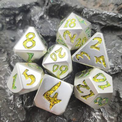 RPG Zar SetiISO9001 Boyalı RPG ZarKokusuz Mini Çok Yüzlü Zar Seti