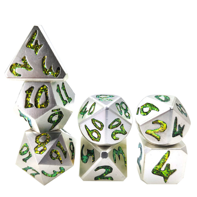 RPG Zar SetiISO9001 Boyalı RPG ZarKokusuz Mini Çok Yüzlü Zar Seti