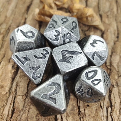 Dungeons and Dragons RPG Zar Altın Zar Seti Çok Amaçlı Dayanıklı Keskin Kenarlı