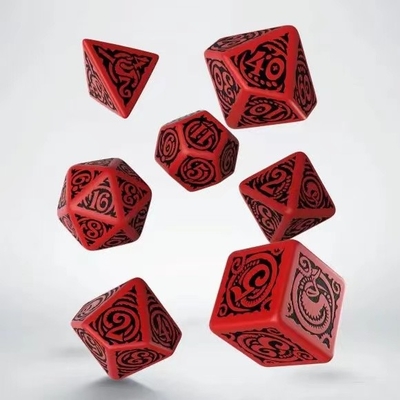Modaya uygun RPG oyunu zar seti 20 mm Siyah Arkaplan Renk Deseni
