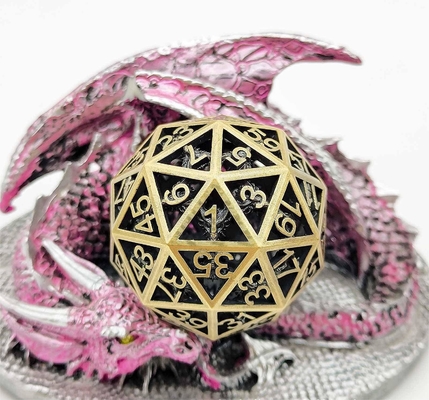 60D Macrobine Zinc Alloy Metal Dice Set Masaüstü Oyunu Eşsiz DND