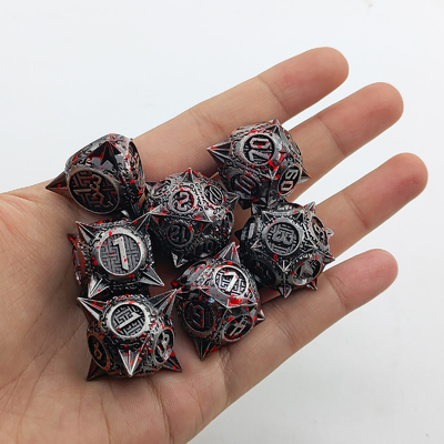 Bloodstarial Meteor Metal Dice Set D8 RPG Ejder ve Zindan