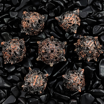 Polyhedral Metal Hollow Dice Rol Oyunu DND Dungeons And Dragons Masaüstü Oyunu