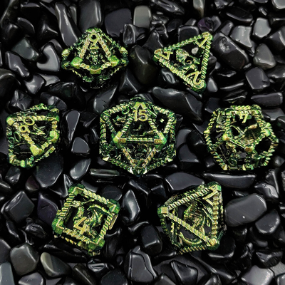 Çürük Multi-Noodle Metal Dice Uçan Ejderha Zindanı ve Ejderha DND
