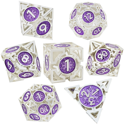 Ok Çürük Metal Dice Takımı Çok yönlü DND Zindan ve Ejderha