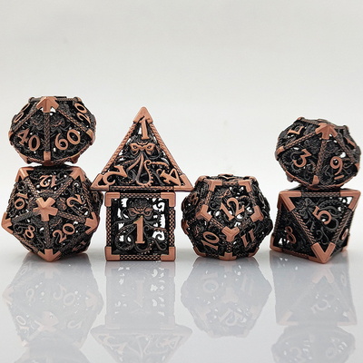Ahtapot Hollow Metal Multi Face Dice Set Budemen Zindan ve Ejderha DND