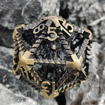 D20 Büyük Ölçekli DND çokgenli RPG Zindanlar ve Ejderhalar