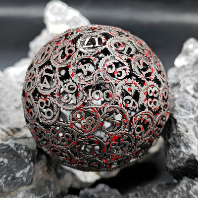 Panlong Hollow 100D Metal Dice Set Zindan ve Ejderha DND#RPG#COC