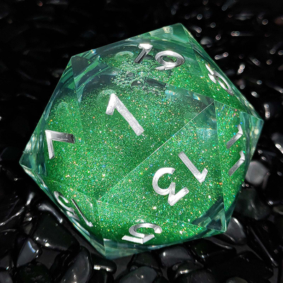 20D Tek reçine Koşu Kum Dice Set Cruzu's Call RPG#DND#Coc