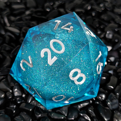 20D Tek reçine Koşu Kum Dice Set Cruzu's Call RPG#DND#Coc