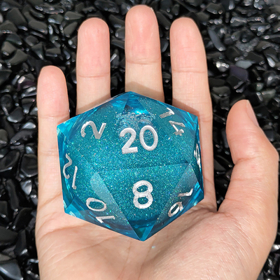 20D Tek reçine Koşu Kum Dice Set Cruzu's Call RPG#DND#Coc