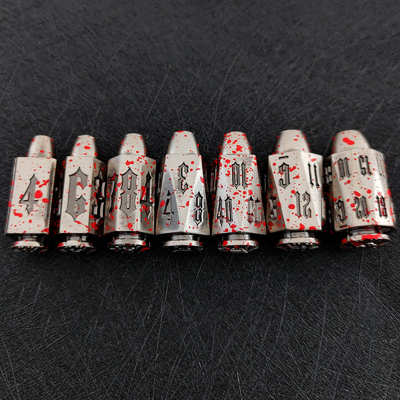 Bullet Head Multiface Metal Dice Set Masaüstü Oyunu DND#RPG#COC
