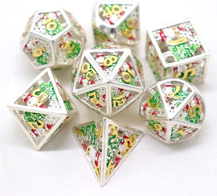 Noel Hollow Multi Noodle Metal Dice Dijital DND Ejderha ve Zindan TRPG Çok yönlü