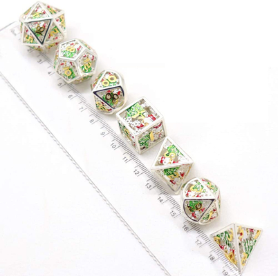 Noel Hollow Multi Noodle Metal Dice Dijital DND Ejderha ve Zindan TRPG Çok yönlü