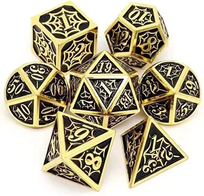 Örümcek Adam Katı Metal Çokgen Çöpü DND RPG Lüks Tarzı
