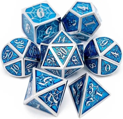 Örümcek Adam Katı Metal Çokgen Çöpü DND RPG Lüks Tarzı