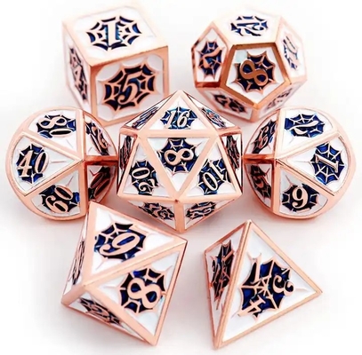 Örümcek Adam Katı Metal Çokgen Çöpü DND RPG Lüks Tarzı