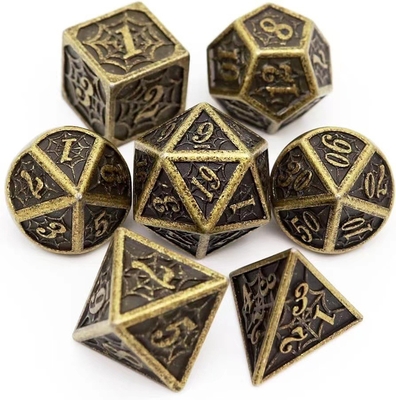 Örümcek Adam Katı Metal Çokgen Çöpü DND RPG Lüks Tarzı