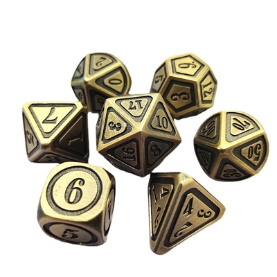 Antika Bronz Metal Çöp Set Beşinci Kişi Oyun Rengi Sarsık Toprak Alaşım Çöp