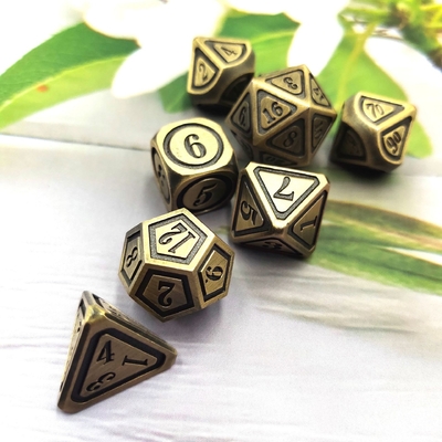 Antika Bronz Metal Çöp Set Beşinci Kişi Oyun Rengi Sarsık Toprak Alaşım Çöp