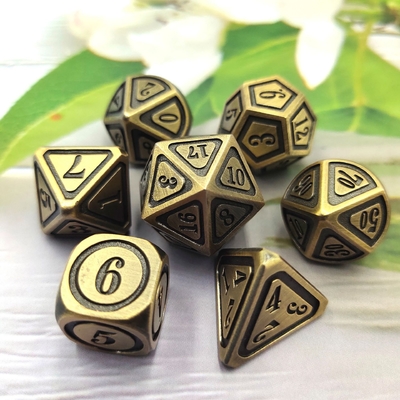 Antika Bronz Metal Çöp Set Beşinci Kişi Oyun Rengi Sarsık Toprak Alaşım Çöp