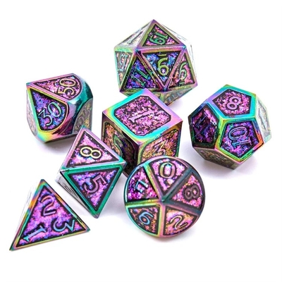Parlak Altın Toz Katı Metal Çöp Satır Oyunları Ejder ve Zindan DND RPG