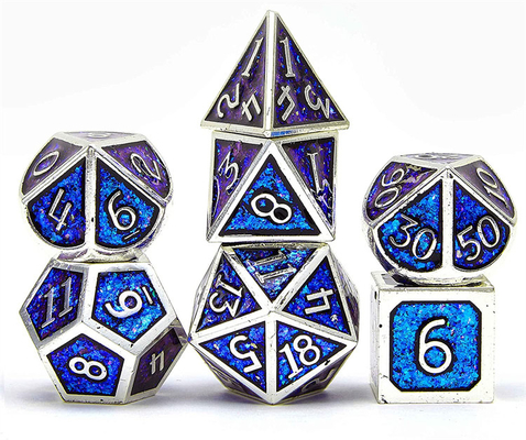 Parlak Altın Toz Katı Metal Çöp Satır Oyunları Ejder ve Zindan DND RPG