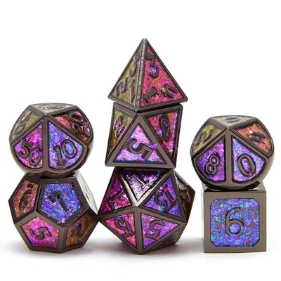 Parlak Altın Toz Katı Metal Çöp Satır Oyunları Ejder ve Zindan DND RPG