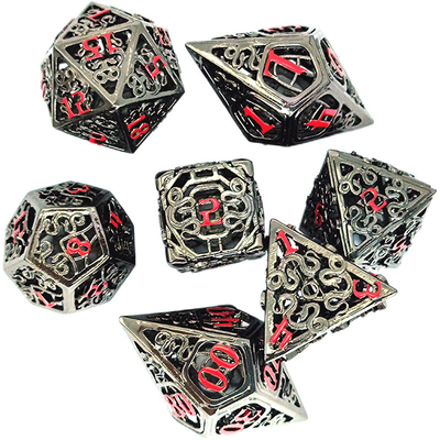 Chongtian Yılan Çürük Metal Dice Set Çok yönlü Masa Oyunu #Dnd#Rpg#Coc