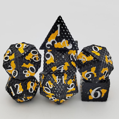 Python Texture Metal Dice Set Multi Face Masaüstü Oyunu#Dnd#Coc