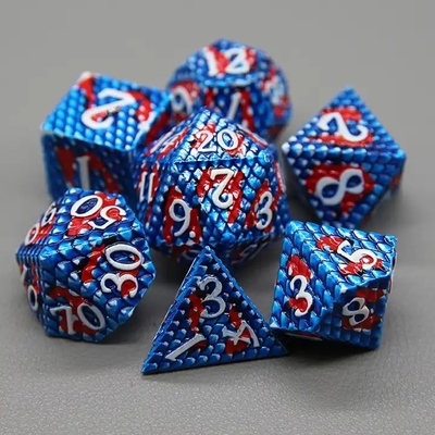 Python Texture Metal Dice Set Multi Face Masaüstü Oyunu#Dnd#Coc