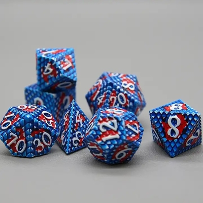 Python Texture Metal Dice Set Multi Face Masaüstü Oyunu#Dnd#Coc