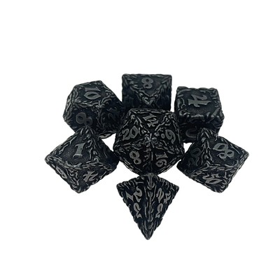 White Tree Vine Metal Multi Face Dice Set Masaüstü Oyunu#Dnd#Rpg#Coc