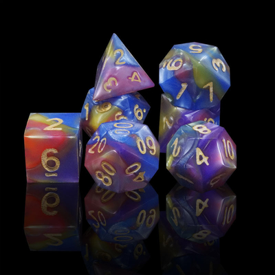 Üç Renkli Mermer reçine Rpg Çöpü Evrensel Logo ile