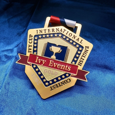 Maraton Metal Madalyası Fırsatlar ve Etkinlikler İçin Metal Lapel Pin Solmaya Sabit