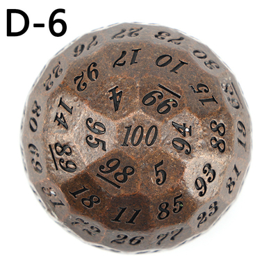 Renkli Katı 100D Metal Dice Set Dungeon ve Dragon DND # RPG # COC
