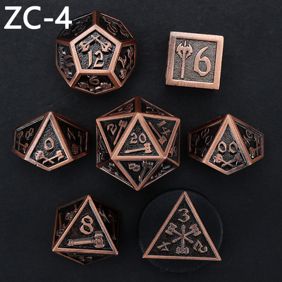 Özelleştirilebilir çokgen zar kümesi rol oynama zar oyunu RPG Zindan ve Ejderha zar kümesi masa oyunu