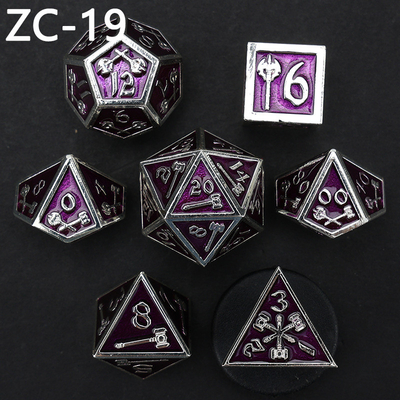 Özelleştirilebilir çokgen zar kümesi rol oynama zar oyunu RPG Zindan ve Ejderha zar kümesi masa oyunu